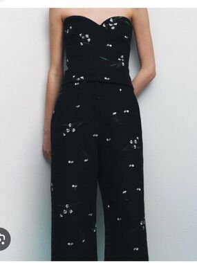 Zara Floral Black Set